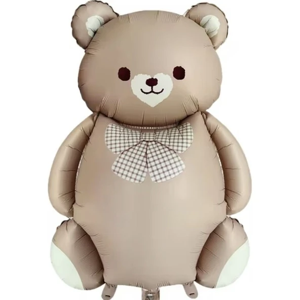 Parti Sürprizi Retro Sevimli Ayı Balon Büyük Teddy Bear Folyo Balon ürün görseli 1