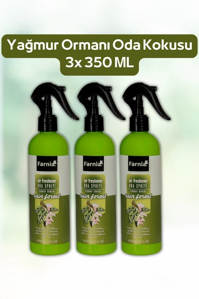 Farnia Yağmur Ormanı Oda Spreyi 350 Ml Rain Forest 3 Adet - Resim 2