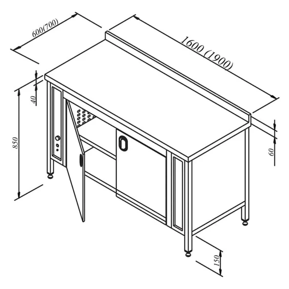 Öztiryakiler 7868.14708.23 Sıcaklık Dolabı Sırtlı Elektrikli 140x70 Cm ürün görseli 1