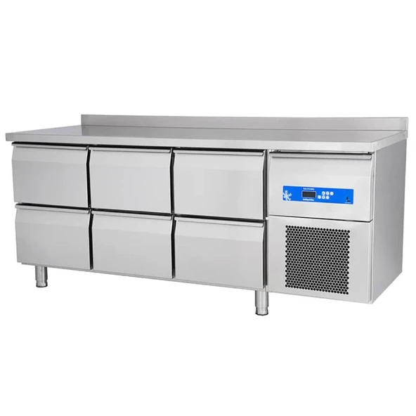 Öztiryakiler 79E3.37LMV.02 6 Çekmeceli Yatay Tip Derin Dondurucu, Tag 370 Lmv, 304 Kalite ürün görseli 1