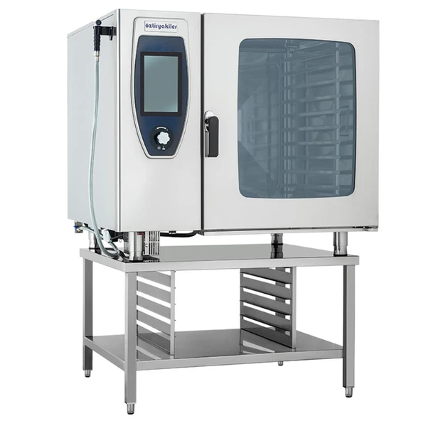 Öztiryakiler 7890.C1.10E21.01 Okfe 102 C Elektrikli Kombi Fırın, 10 X Gn 2/1 Tepsili ürün görseli 1