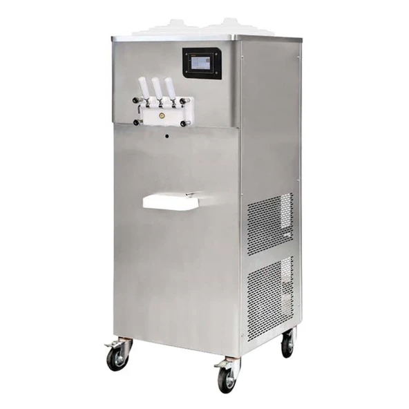Öztiryakiler 8919.OEF40.APS Üç Kollu Dondurma Ve Donmuş Yoğurt Makinesi, Pompalı, Karıştırıcılı, 2x11 Lt, Inox ürün görseli 1