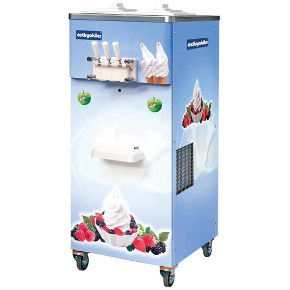 Öztiryakiler 8919.OEF40.00 3 Kollu Dondurma Makinesi, 2x15 Lt ürün görseli 1