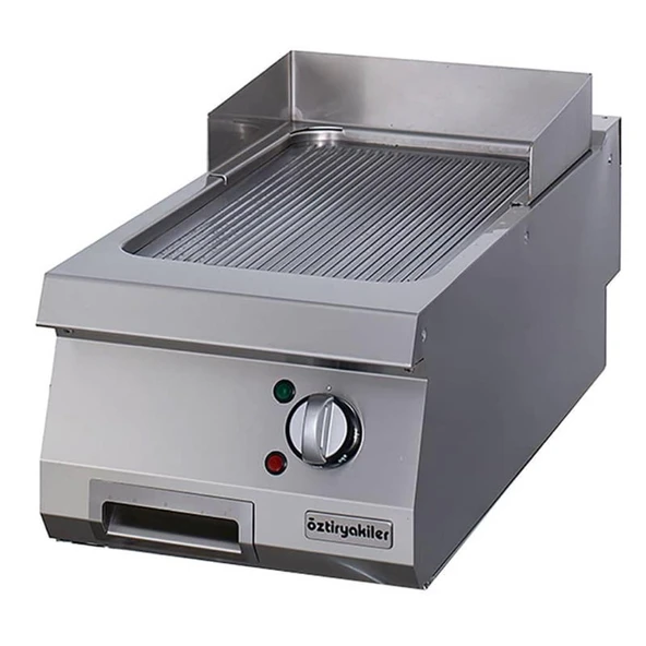 Öztiryakiler 7864.N1.40903.01C Öztiyakiler Elektrikli Grill Plate, Oluklu, Krom Kaplı, 40x90x30 Cm, Oge 4090 N C ürün görseli 1