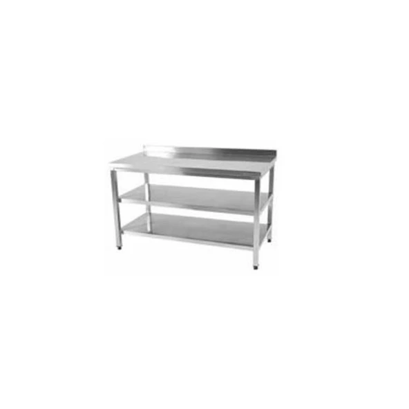 Öztiryakiler 7911.19070.04 Çalışma Tezgahı Ara Raflı Sırtlı 190x70 Cm ürün görseli 1