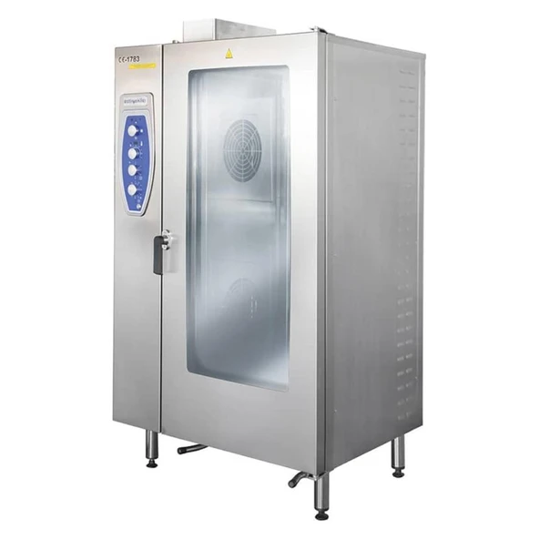 Öztiryakiler 7890.20G21.03 Konveksiyonlu Gazlı Fırın, 20 Gn 2/1, Kızaklı, Okfg 202 ürün görseli 1