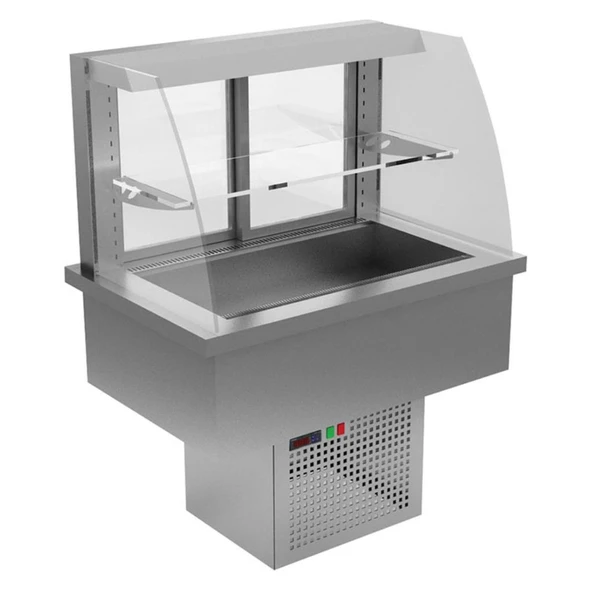 Öztiryakiler 7ETA.22C09.SS Ankastre Mini Self Servis Soğuk Teşhir Dolabı,90 Cm,Eta-22c09 Model ürün görseli 1