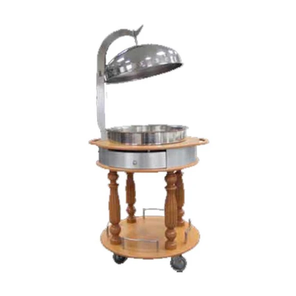 Öztiryakiler 7EKO.PS920.00 Chafing Dish Servis Arabası Ø60 ürün görseli 1