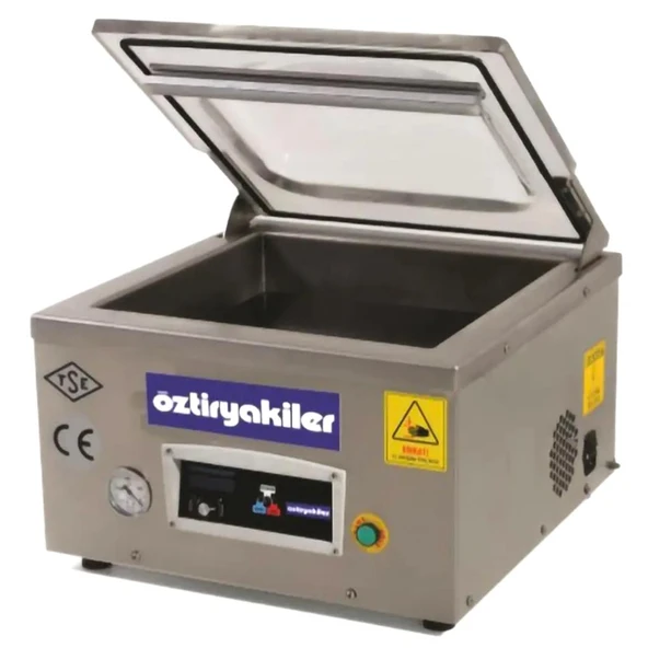 Öztiryakiler 8916.0MV20.02 Vakum Makinesi, 20 M³ Kapasite, Çift Yapıştırma Çeneli ürün görseli 1