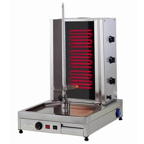 Öztiryakiler 8859.00EU3.W0 Elektrikli Döner Ocağı, Alttan Motorlu, 3 Radyanlı, Typ 3eu W ürün görseli 1