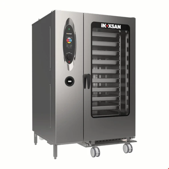 İnoksan INO-FBE40T - İnosmart Elektrikli Dokunmatik Kombi Fırın Gn 1/1 40 Tepsi ürün görseli 1