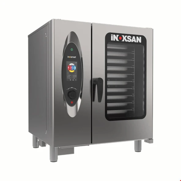 İnoksan INO-FBE10T - İnosmart Elektrikli Dokunmatik Kombi Fırın Gn 1/1 10 Tepsi ürün görseli 1