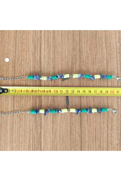 Doğal taş çipleri: Aventurin (yeşil tonlarda, şeffafımsı yapıda) ürün görseli 1