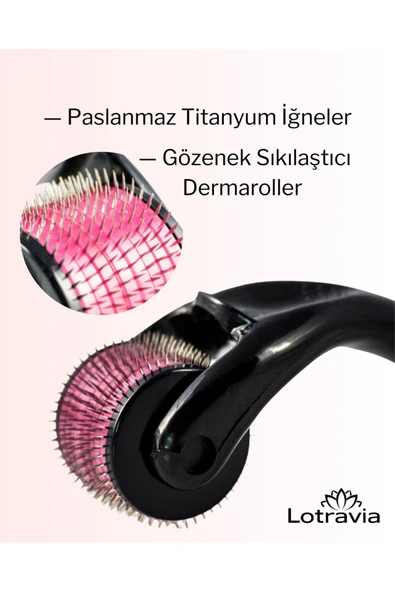 Dermaroller 0.5 Mm – Titanyum Iğneli Cilt Yenileyici Roller ürün görseli 1