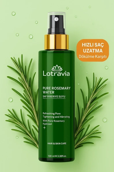 Biberiye Suyu Saç Toniği - Hızlı Saç Uzatma Etkili - Dökülme Karşıtı 100ml ürün görseli 1