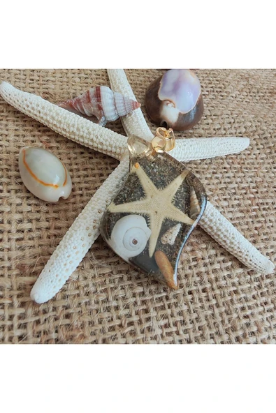 Reçine Kolye, Hediye Kolye, (Hediyelik Paket olarak Kargolanır.) ürün görseli 1