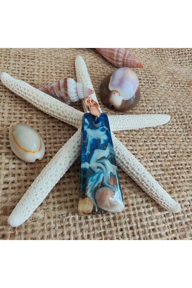Reçine Kolye, Hediye Kolye, (Hediyelik Paket olarak Kargolanır.) ürün görseli 1