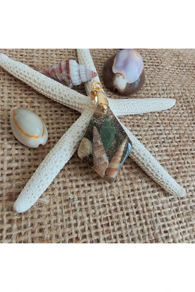 Reçine Kolye, Hediye Kolye, (Hediyelik Paket olarak Kargolanır.) ürün görseli 1
