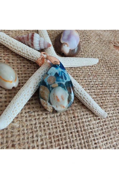 Reçine Kolye, Hediye Kolye, (Hediyelik Paket olarak Kargolanır.) ürün görseli 1