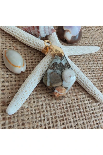 Reçine Kolye, Hediye Kolye, (Hediyelik Paket olarak Kargolanır.) ürün görseli 1