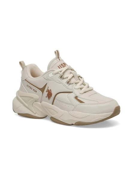 U.S.POLO ASSN ISABELLA 5PR BEJ COMFORT CASUAL ANATOMİK SPOR AYAKKABI ürün görseli 1
