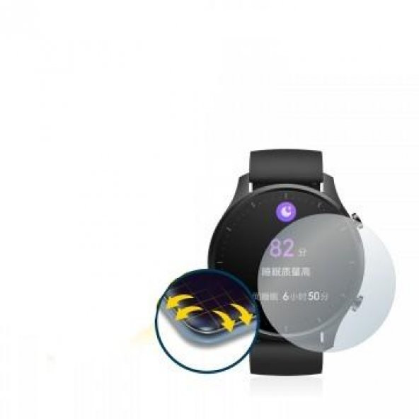 ECR Mi Watch Colours HD-ŞEFFAF Gerçek Kırılmayan Nano Ekran Koruyucu (2 Adet) ürün görseli 1