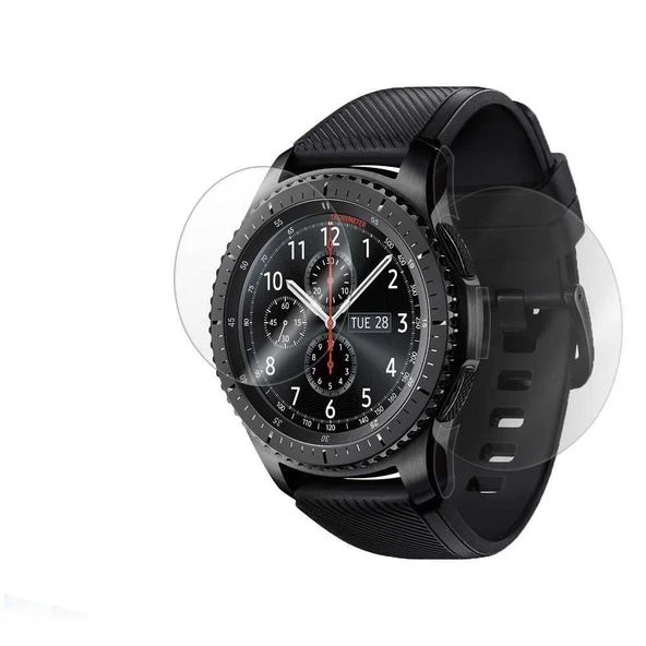 ECR Samsung Gear S3 Frontier HD-ŞEFFAF Gerçek Kırılmayan Nano Ekran Koruyucu (2 Adet) ürün görseli 1