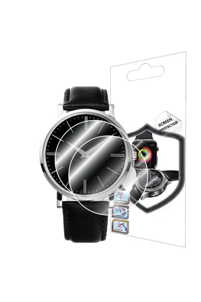 ECR Tüm Yuvarlak Camlı Saatler İçin(31mm) HD Esnek Nano Ekran Koruyucu (2 Adet) ürün görseli 1