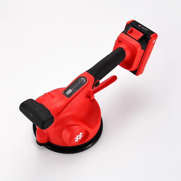 166 Mm Dijital Şarjlı Fayans Vibratörü Vibratoru Makine Aracı Cihaz Lithium Titreşim Döşeme Seramik ürün görseli 1