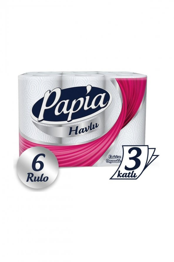 Papıa Havlu 6 Lı ürün görseli 1