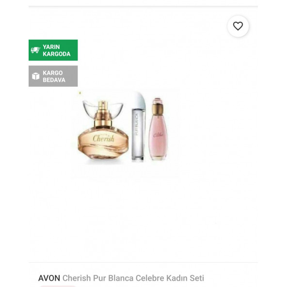 Cherish Pur Blanca Celebre Kadın Seti ürün görseli 1
