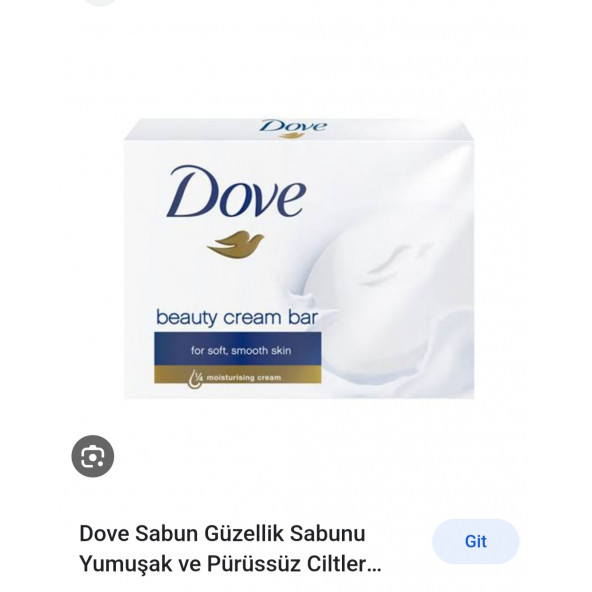 Dove Cream Bar Original 100 G ürün görseli 1