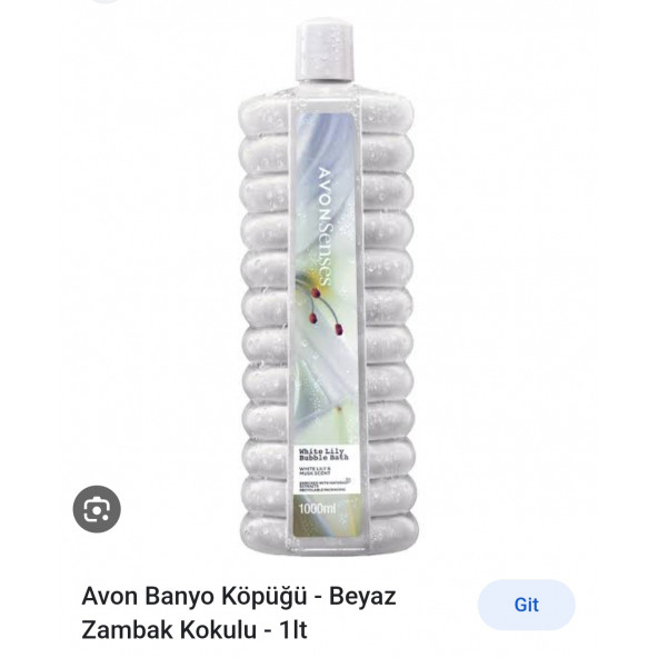 Bubble Bath Beyaz Zambak Kokulu Banyo Köpüğü - 1lt ürün görseli 1