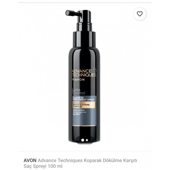 Advance Techniques Koparak Dökülme Karşıtı Saç Spreyi 100 ml ürün görseli 1