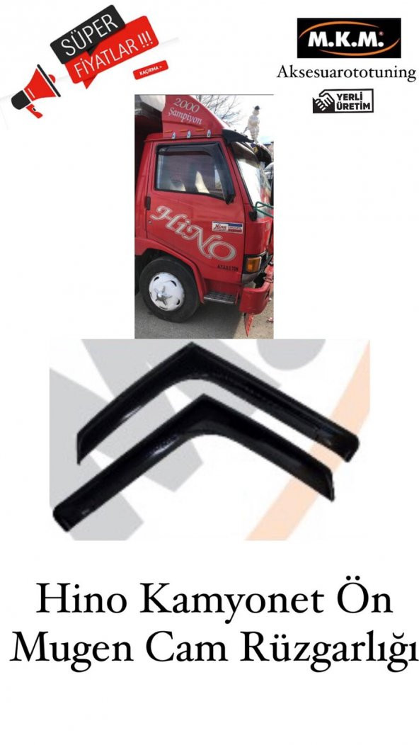 HİNO KAMYONET ÖN MUGEN CAM RUZGARLIGI ürün görseli 1
