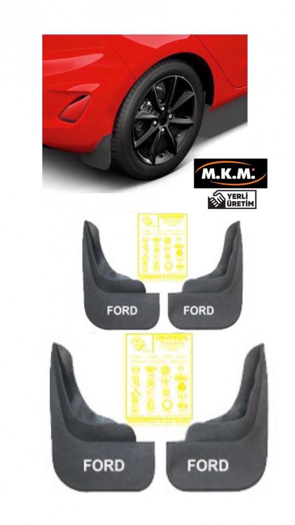 FORD 4 LÜ PAÇALIK ÇAMURLUK TOZLUK ürün görseli 1