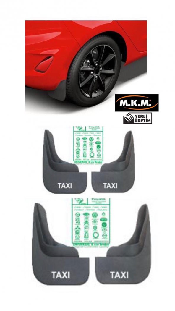 TAXI 4 LÜ PAÇALIK ÇAMURLUK TOZLUK ürün görseli 1