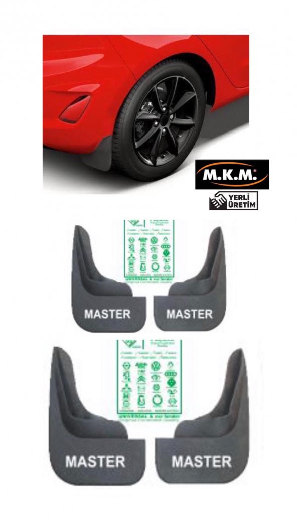MASTER 4 LÜ PAÇALIK ÇAMURLUK TOZLUK ürün görseli 1