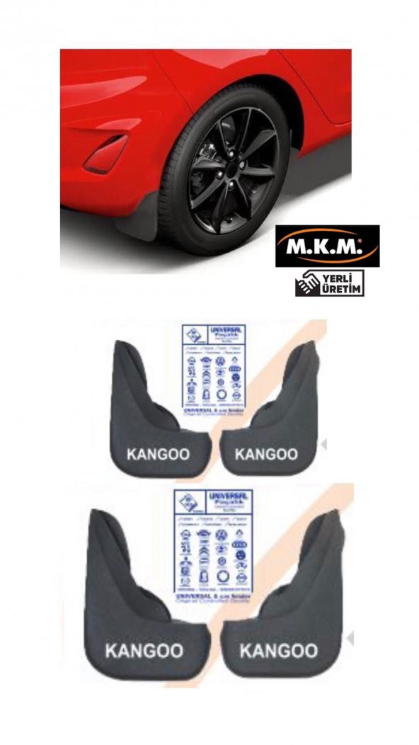 KANGOO 4 LÜ PAÇALIK ÇAMURLUK TOZLUK ürün görseli 1
