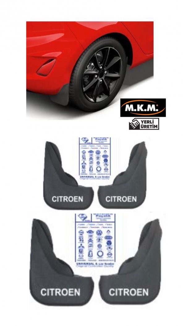 CITROEN 4 LÜ PAÇALIK ÇAMURLUK TOZLUK ürün görseli 1
