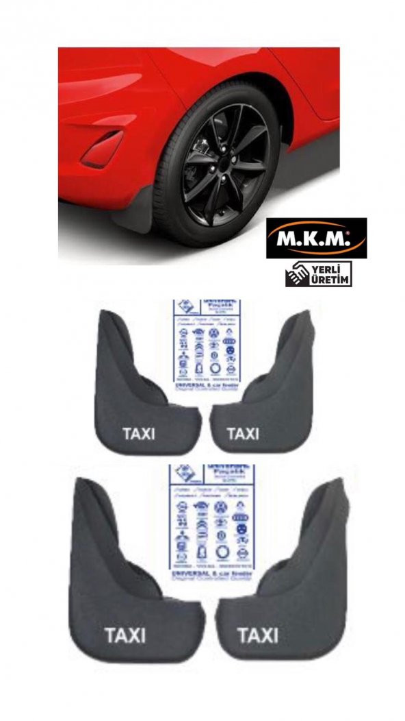 TAXI 4 LÜ PAÇALIK ÇAMURLUK TOZLUK ürün görseli 1
