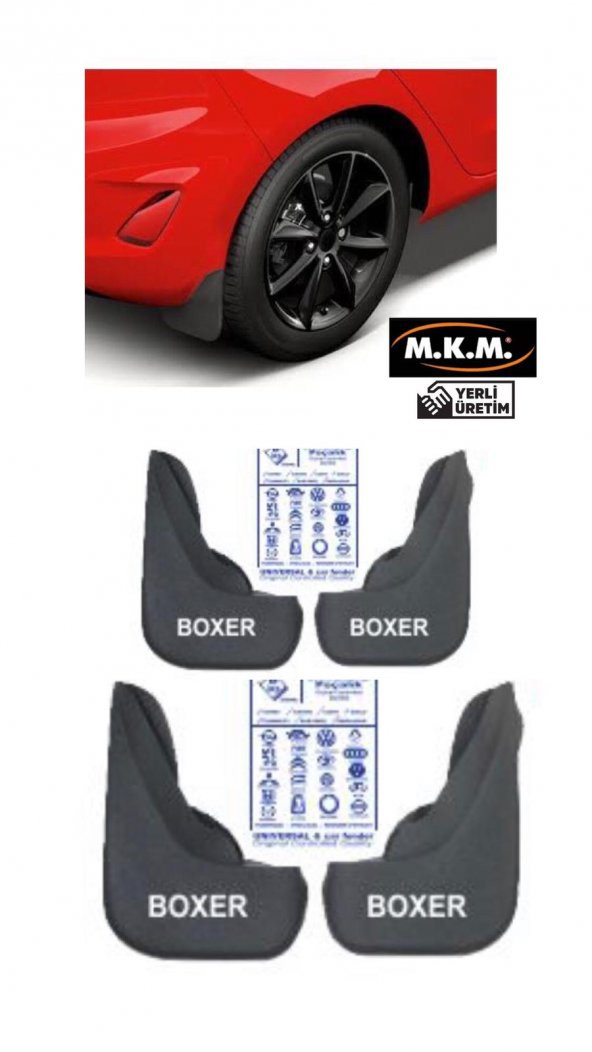 BOXER 4 LÜ PAÇALIK ÇAMURLUK TOZLUK ürün görseli 1