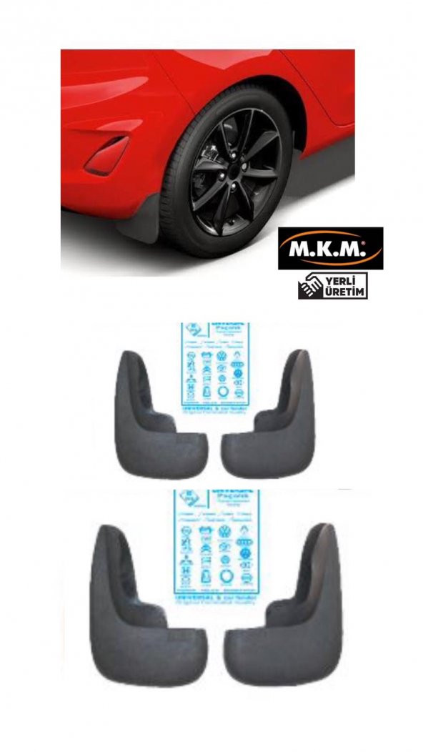 WOLKSVAGEN TİGUAN 4 LÜ PAÇALIK ÇAMURLUK TOZLUK ürün görseli 1