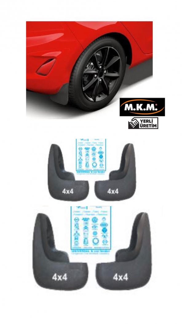 4*4 4 LÜ PAÇALIK ÇAMURLUK TOZLUK ürün görseli 1
