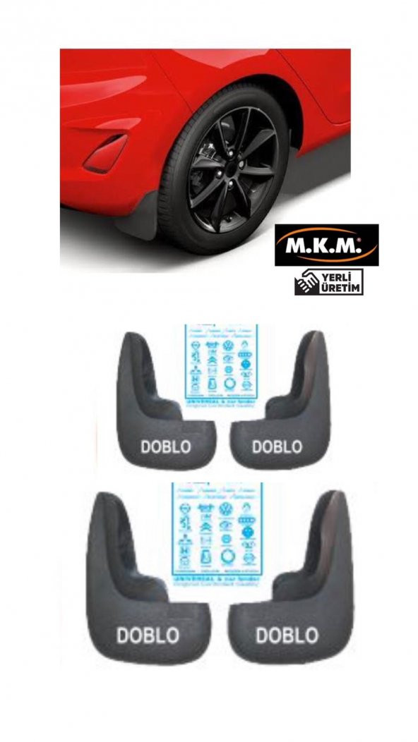 DOBLO 4 LÜ PAÇALIK ÇAMURLUK TOZLUK ürün görseli 1