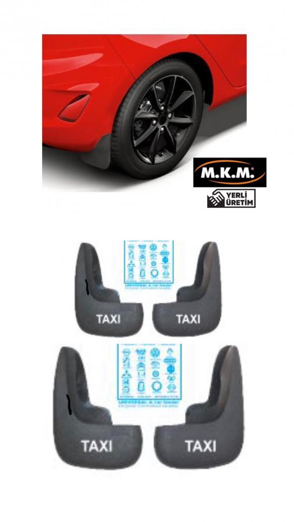 TAXI 4 LÜ PAÇALIK ÇAMURLUK TOZLUK ürün görseli 1