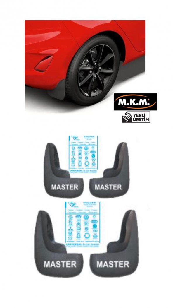MASTER 4 LÜ PAÇALIK ÇAMURLUK TOZLUK ürün görseli 1