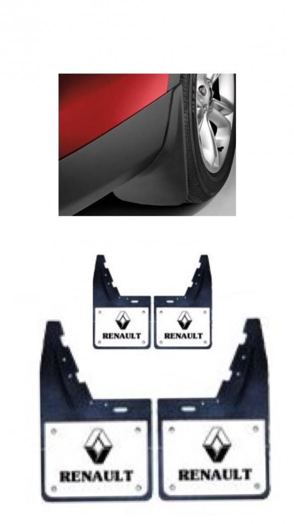 RENAULT 4LÜ PERÇİN 4 LÜ PAÇALIK ÇAMURLUK TOZLUK ürün görseli 1