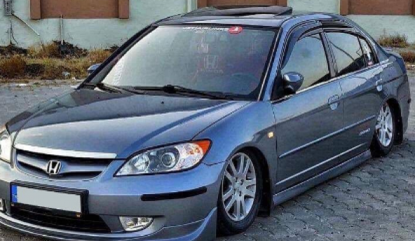 HONDA CİVİC VTEC2 CAM RÜZGARLIGI 2001-2005 MKM 4LÜ MUGEN ürün görseli 1