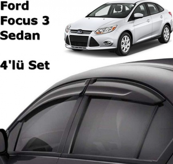 ford focus 3 4lü mugen cam rüzgarlıgı ürün görseli 1